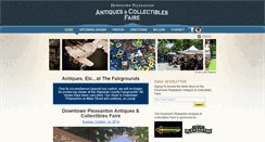 Desktop Screenshot of pleasantonantiquefaire.com